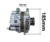 CD160087 ALTERNADOR MIT L200.PAJERO.TRITON.V6.3.5.GASOLINA 120A 14V (ORIGINAL) - GARRA INDUSTRIA E COMERCIO DE PECAS LTDA