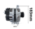2605329A ALTERNADOR VALEO.GM.CAMARO.GRAN BLAZER 3.6 V6 150A 14V (NOVO) (ORIGINAL) - GARRA INDUSTRIA E COMERCIO DE PECAS LTDA