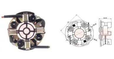 A161 PORTA ESCOVA DENSO TOPIC BANDEIRANTE 24V