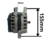 0121B00589 ALTERNADOR BOSCH/SEG GM.FIAT 90A 14V (ORIGINAL) - GARRA INDUSTRIA E COMERCIO DE PECAS LTDA