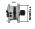 F000BL04A6 ALTERNADOR BOSCH/SEG JHON DEERE 90-110A 14V (ORIGINAL) - GARRA INDUSTRIA E COMERCIO DE PECAS LTDA