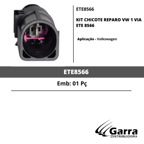 ETE8566 KIT CHICOTE REPARO VW 1 VIA