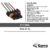 ETE5866 CONECTOR.CHICOTE REPARO BOMBA DE COMBUSTIVEL FLEX 4 VIAS FEMEA
