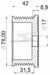 GPOF000M991118 POLIA.RIGIDA.SEG.BOSCH.MBB.ACTROS (ORIGINAL) 118-74N UF-3487 - comprar online