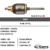 1687 INDUZIDO DENSO MOTORES DENSO HONDA 12V