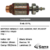 VA494804 INDUZIDO DE PARTIDA C/IMPULSOR VALEO.RENAULT.KANGOO.CLIO.SCÉNIC i1064 IND.9849N (ORIGINAL)