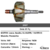 3197 ROTOR DO ALTERNADOR PRESTOLITE LEECE 12V