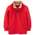 Buzo rojo frizado con corderito cuello