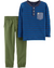 Set 2 piezas Remera y Pantalón verde