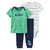 Set 3 piezas Body + Remera y Pantalón Monster