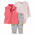 Set 3 piezas Body, Chaleco Coral y Calza