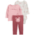 Set 3 piezas Body M.L + Remera M.L y Pantalon Conejo