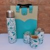Set matero asa corta verde