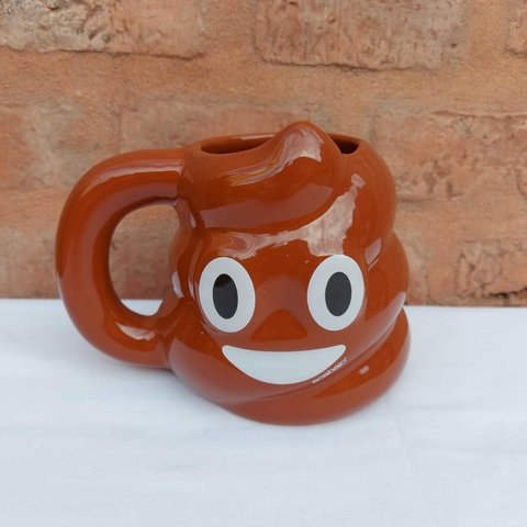 Taza Popo Emoji Marron