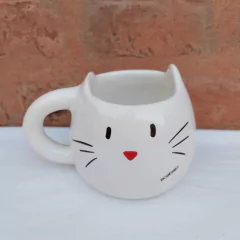 Taza Orejas Gato Blanco
