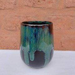 Vaso línea cobreblack efecto chorreado - comprar online