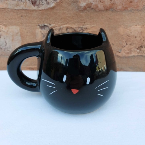 Taza Orejas Gato Negro