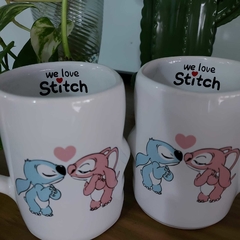 Taza pareja Stitch 2 - comprar online