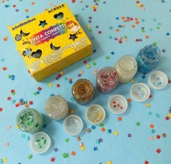 TINTA CONFETTI - 6 CORES - ACRILEX - comprar online