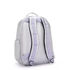 MOCHILA KIPLING SEOUL XL SILVER GLOW METALIZADA na internet