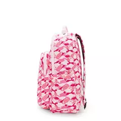 MOCHILA KIPLING SEOUL PINK PALM