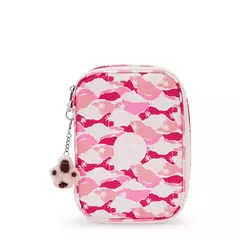 ESTOJO KIPLING 100 PENS PINK PALM - comprar online