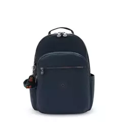 MOCHILA KIPLING SEOUL COLLEGE EXTRA BLUE TONAL - comprar online