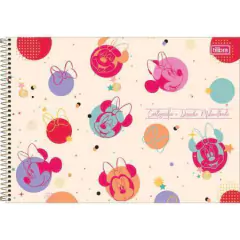 CADERNO DE CARTOGRAFIA E DESENHO MILIMETRADO ESPIRAL CAPA DURA MINNIE 80 FOLHAS - TILIBRA - CAPAS DIVERSAS - comprar online
