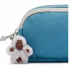 ESTOJO KIPLING GITROY FUNKY BLUE C - MAGIC PLACE PAPELARIA