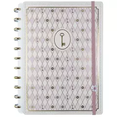 CADERNO ROSE KEY BY ISABELA AKKARI - GRANDE - CADERNO INTELIGENTE - comprar online