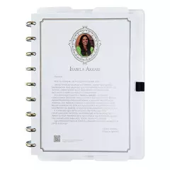 CADERNO ROSE KEY BY ISABELA AKKARI - GRANDE - CADERNO INTELIGENTE - loja online
