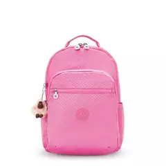 MOCHILA KIPLING SEOUL LAP PINK MERMAID EM