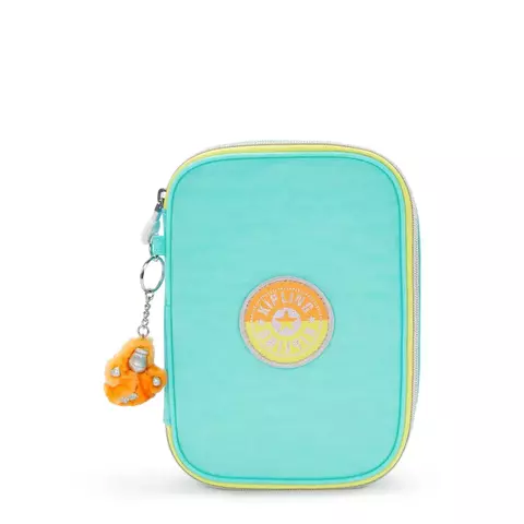 ESTOJO KIPLING 100 PENS POPPY AQUA C