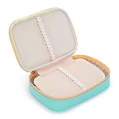 ESTOJO KIPLING 100 PENS POPPY AQUA C - MAGIC PLACE PAPELARIA