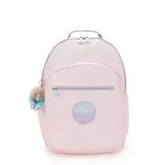 MOCHILA KIPLING SEOUL XL SEA PINK MET C