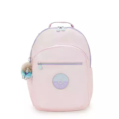 MOCHILA KIPLING SEOUL XL SEA PINK MET C