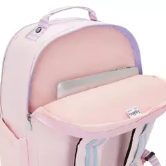 MOCHILA KIPLING SEOUL XL SEA PINK MET C - loja online