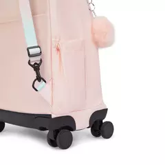 MOCHILA DE RODINHAS KIPLING NEW ZEA BLUSH METTALIC - loja online