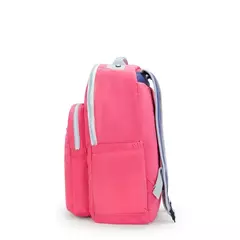 MOCHILA KIPLING SEOUL HAPPY PINK MIX na internet
