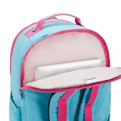MOCHILA KIPLING SEOUL XL SEA COMBO - comprar online