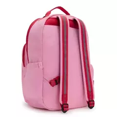 MOCHILA KIPLING SEOUL PINK FIESTA - MAGIC PLACE PAPELARIA