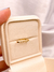 PIERCING FAKE CRAVEJADO RETANGULAR Banhado ouro18k