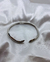 Bracelete fino prateado banhado a Ródio branco - Joias Maravi