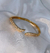 Bracelete fino com brilho banhado a ouro18K - comprar online