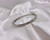 Bracelete com brilho banhado a Ródio branco - comprar online