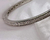 Bracelete com brilho banhado a Ródio branco