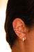 PIERCING FAKE CRAVEJADO RETANGULAR Banhado ouro18k - comprar online