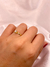 ANEL SOLITÁRIO 4 GARRAS CLÁSSICO Banhado ouro18k na internet