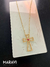 COLAR CRUZ DOURADA Banhados a ouro18K - comprar online