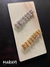 BRACELETE EM PEDRAS GOLD/PRATA